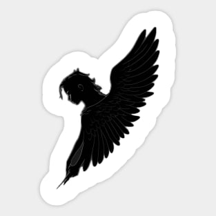 fallen angel Sticker